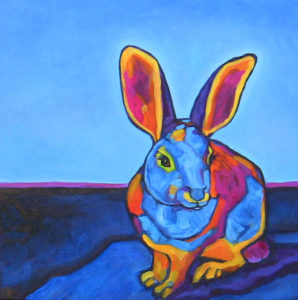 Bunny in Blue